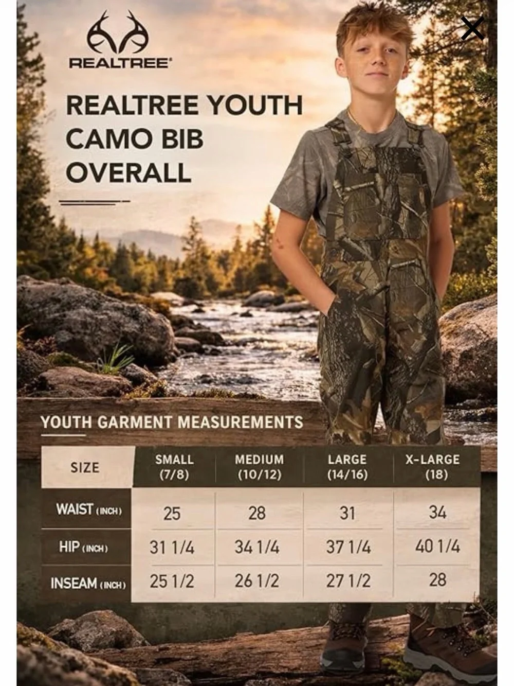 Realtree youth large